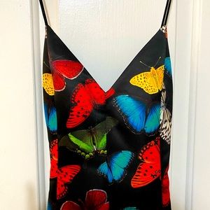 Alice and Olivia Butterfly Print Dress in EUC